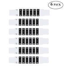 99 ($1.25/item) get it as soon as thu, jun 10. Ferroday Fever Thermometer Strip Instant Read Forehead Thermometer Strips Adhesive Thermometer Strip For Checking Baby Child Kid Adult Temperature 6 Pcs 95 To 104 35 To 40 Health Baby Fcteutonia05 De