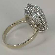 5 out of 5 stars (267) sale price $18.29 $ 18.29 $ 20.33 original price $20.33 (10% off) favorite add to. Vintage Aquamarinring Mit Brillanten In 585 Weissgold 3 300 00