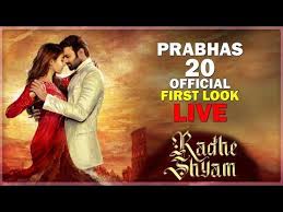 Shyam release date radhe shyam full movie prabhas radhe shyam movie radhe shyam official trailer prabhas new movie prabhas 20 radhe shyam. Prabhas 20 Official First Look L Radhe Shyam First Look L Prabhas 20 Trailer L Pooja Hegde L Live Youtube In 2020 First Look Official Trailer