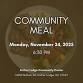 November Community Meal event image