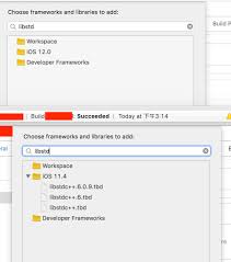 Xcode 10 Ios 12 Does Not Contain Libstdc 6 0 9 Stack Overflow