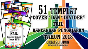 , tinggal masukkan data anda kemudian print.** siap print tinggal nak selit rph. 51 Templat Muka Depan Cover Dan Pembahagi Divider Fail Rancangan Pengajaran Tahun 2018