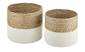 Aufbewahrungskorb weiß korb aus kunststoff regalkorb plastik ordnungsbox rattan6 Aufbewahrungskorbe 2er Set Weiss O 26 Aufbewahrung Korbe Hoffner Moebel Suchmaschine Ladendirekt De