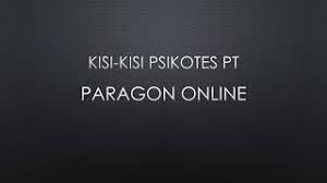 Tes pauli, gambar pohon, gambar orang, wartegg, epps (tapi ga tau juga sih bener ga jenis tesnya, yg. Kisi Kisi Psikotes Pt Paragon Online Youtube