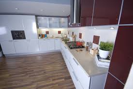 New Wave White Red Color Kitchen Design Kitchen Home Decor