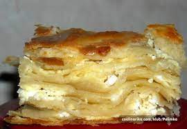 Serbian Food Gibanica Favorite Mama Still Makes This Sometimes Serbian Recipes Croatian Recipes Bosnian Recipes