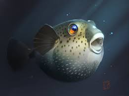 puffer fish by https gaudibuendia deviantart com on deviantart puffer fish fish animals