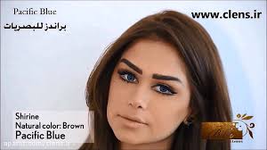 لنز رنگی آبی برند بلا رنگ Pacific Blue