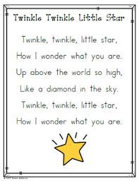 We produce and animate nursery rhyme videos, educational monster truck videos, fun learning videos, and other songs for children. Nursery Rhyme Posters And Mini Books Twinkle Twinkle Little Star