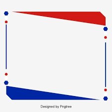 White And Blue Flag Borders Country Flag Border Frame Red White And Blue Red Vector Fl Poster Background Design Red And White Flag Powerpoint Background Design
