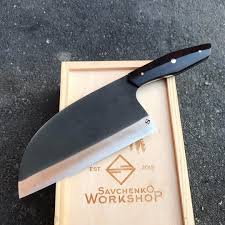 Pair Of Serbian Chef Knives N690 60 Hrc African Blackwood Savchenkoworkshop Knife Knifemaking Knivesdaily Knife Kitchen Knives Knife Chef Knife