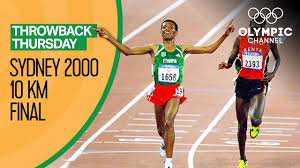 He did so in the colours of denmark, but his name belies his kenyan roots. Haile Gebrselassie 10 000m Sydney 2000 Throwback Thursday Youtube