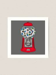 Inspiration & accessories for your diy gumball machine halloween costume idea #gumballmachinecostume #gumballmachine #diygumballmachinecostume #halloweencostume. Gumball Machine Halloween Art Print By Mrprestige Redbubble