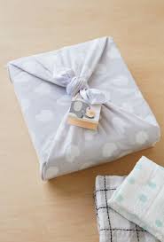 Baby Gift Wrap Ideas Showered With Love Think Make Share Baby Gift Wrapping Baby Shower Gift Packages Baby Shower Gift Bags