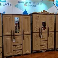 Lemari baju plastik diy 3 pintu termurah. Lemari Plastik Olymplast Otc 3 Pintu Bandung Saja Shopee Indonesia