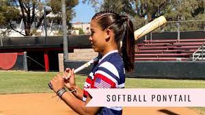 Super Easy Softball Hairstyle Softball Hairstyles Soccer Hair Short Hair Styles