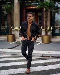 Suede chelseas = smart/casual the versatility of the chelsea boots is on display as it works well with or without the denim jacket. Black Denim Jacket With Brown Chelsea Boots Outfits For Men 16 Ideas Outfits Lookastic