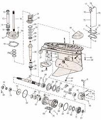 cobra 3 3 4 lower unit omc parts drawing