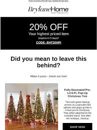 Deck your halls with christmas decorations and feel the holiday cheer all around. Brylane Home Still Interested In Fully Decorated Pre Lit 6 Ft Pop Up Christmas Tree Milled