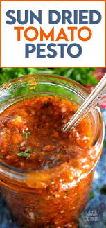 Sun Dried Tomato Pesto In 2020 Dried Tomatoes Tomato Pesto Homemade Condiments