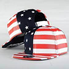 Usa American Flag Adjustable Snapback Hat Edealretail Hats For Men Snapback Hats Cool Hats