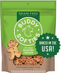 Buddy biscuits dog treats uk. Buddy Biscuits Grain Free Soft And Chewy Dog Treats W Chicken 5oz Amazon Co Uk Pet Supplies