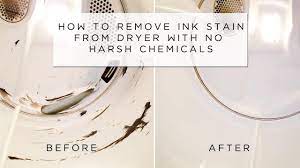 How To Remove Pen Ink From Dryer With No Harsh Chemicals Youtube