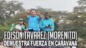 En Luperón Edison Tavarez (Morenito) aspirante Alcalde F.P demuestra fuerza  en caravana