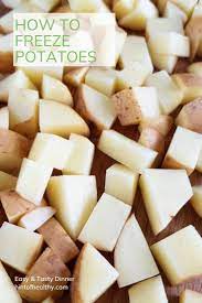 How To Freeze Potatoes And How To Use Them Hint Of Healthy Frozen Potatoes Canning Recipes How To Cook Potatoes
