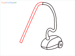 First we draw the body of the vacuum cleaner in the shape of an oval with flat bottom. How To Draw A Vacuum Cleaner Step By Step 11 Easy Phase