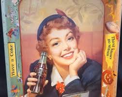 Buy Coke Coca Cola Thirst Has No Season Tray Nice Condition! Online in  India