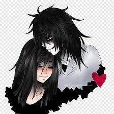 Jeff the Killer Slenderman Creepypasta Art, Jeff The Killer X Jane The Killer  Love Battles, black Hair, manga, fictional Character png | PNGWing
