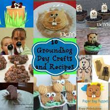 10 Groundhog Day Crafts And Recipes Roundup The Joys Of Boys Groundhog Day Activities Groundhog Day Ground Hog Day Crafts