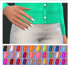 You will find it under accessories > female > nails. Veranka Trendy Nail Polishes Sims 4 Downloads Sims 4 Nails Sims 4 Sims 4 Toddler