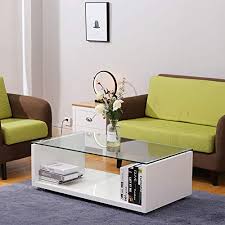 Smartyk 1/2 inch thicken tempered glass coffee tables. Inmozata Modern Coffee Table Glass Top High Gloss Metal Legs Console Table Storage For Living Room White Buy Online In Maldives At Maldives Desertcart Com Productid 106339234