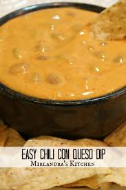 Easy Chili Con Queso Dip Mirlandra S Kitchen Recipe Recipes Chili Con Queso Dip Chili Con Queso