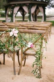 26 Garden Themed Wedding Ideas That Are Right Out Of A Fairytale Wedding Chair Decorations Garden Wedding Ceremony Decorations Rustic Spring Wedding