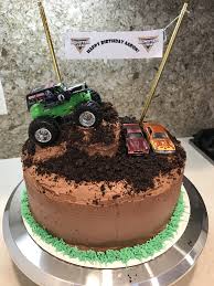 Pin By Darci On Monster Truck Birthday Truck Birthday Cakes Monster Truck Birthday Cake Monster Jam Cake