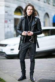 Imagen Relacionada Mens Leather Jacket Biker Mens Street Style Black Leather Biker Jacket