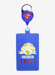 DC Comics Superman Clark Kent Daily Planet Press Pass Retractable Lanyard |  BoxLunch