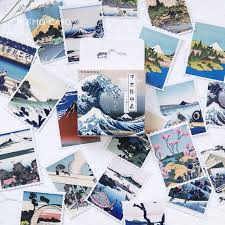 46pcs Scenery Stickers Beautiful Scenery Sticker Flakes Photo Albums Decoration Planner Sticker Scrapbook Stickers Japanese Stamp Filofax Stickers