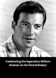 Wishing a Happy 94th Birthday to the legendary William Shatner 🎂🍕💵  William Shatner is a true icon whose career spans over seven decades. Best  known for his role as Captain James T.