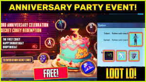 Well, much like many other mobile games, pubg mobile implemented a system that lets players redeem some codes for extra loot, such as cosmetics and other premium items that you'd otherwise have to. 3rd Anniversary Party Redeem Codes In Pubg Mobile Free Emotes Mask Supply Crate Hindi Youtube