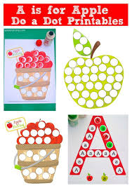 A Is For Apple Preschool Worksheets Apple Preschool Preschool Apple Theme Do A Dot