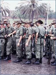 3 Rar At Torrens Parade Ground After Their March Through Adelaide Vietnam War Vietnam War Photos Anzac Soldiers