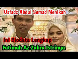 Nama:fatimah binti muhammad rasulullah saw. Ustadz Abdul Somad Menikah Ini Biodata Lengkap Fatimah Az Zahra Istrinya Youtube