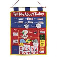 Tell Me About Today Wall Chart Soft Poly Cotton Wall