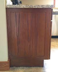Due to manufacturing variances, limitations of computer screens and the variation in natural lighting, actual colors may vary. The Blank Sides Of A Cabinet Can Be Underwhelming Add Character With Integrated Decorative End Cabinet End Panel Ideas Cabinet End Panel Kitchen Redecorating