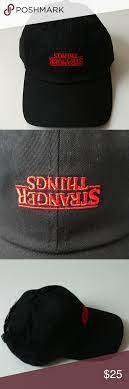Nwt Stranger Things Upside Down Hat Baseball Cap Stranger Things Upside Down Baseball Hats Stranger Things Logo