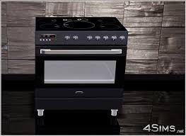 4sims Ultimate Stove Modern Electric Range Cooker Featuring Ceramic Cooktop And A Digital Controlled Oven For Your Sims 3 Sims 4 Kitchen Range Cooker Sims